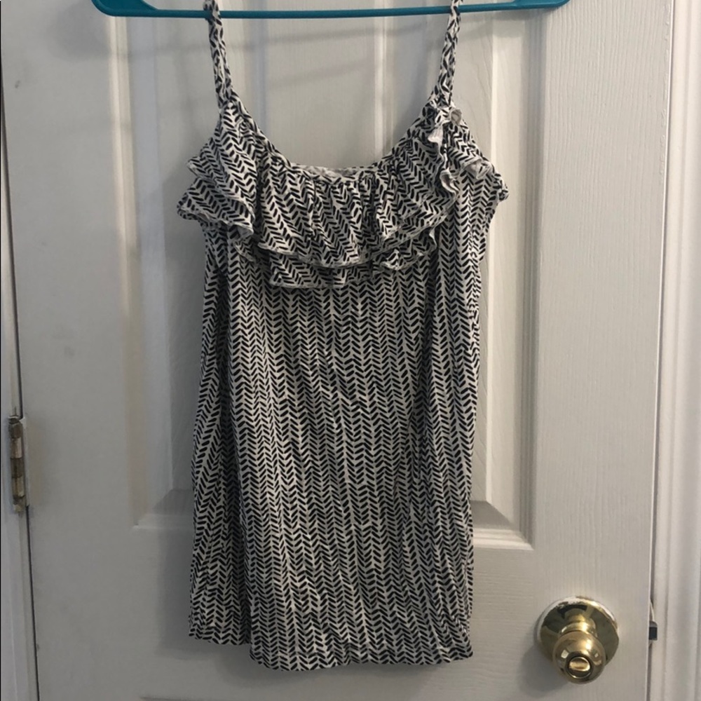 Black and White Cami